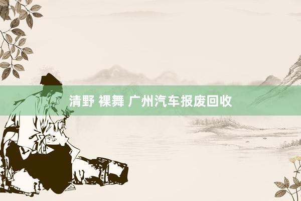 清野 裸舞 广州汽车报废回收
